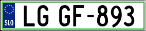 Truck License Plate